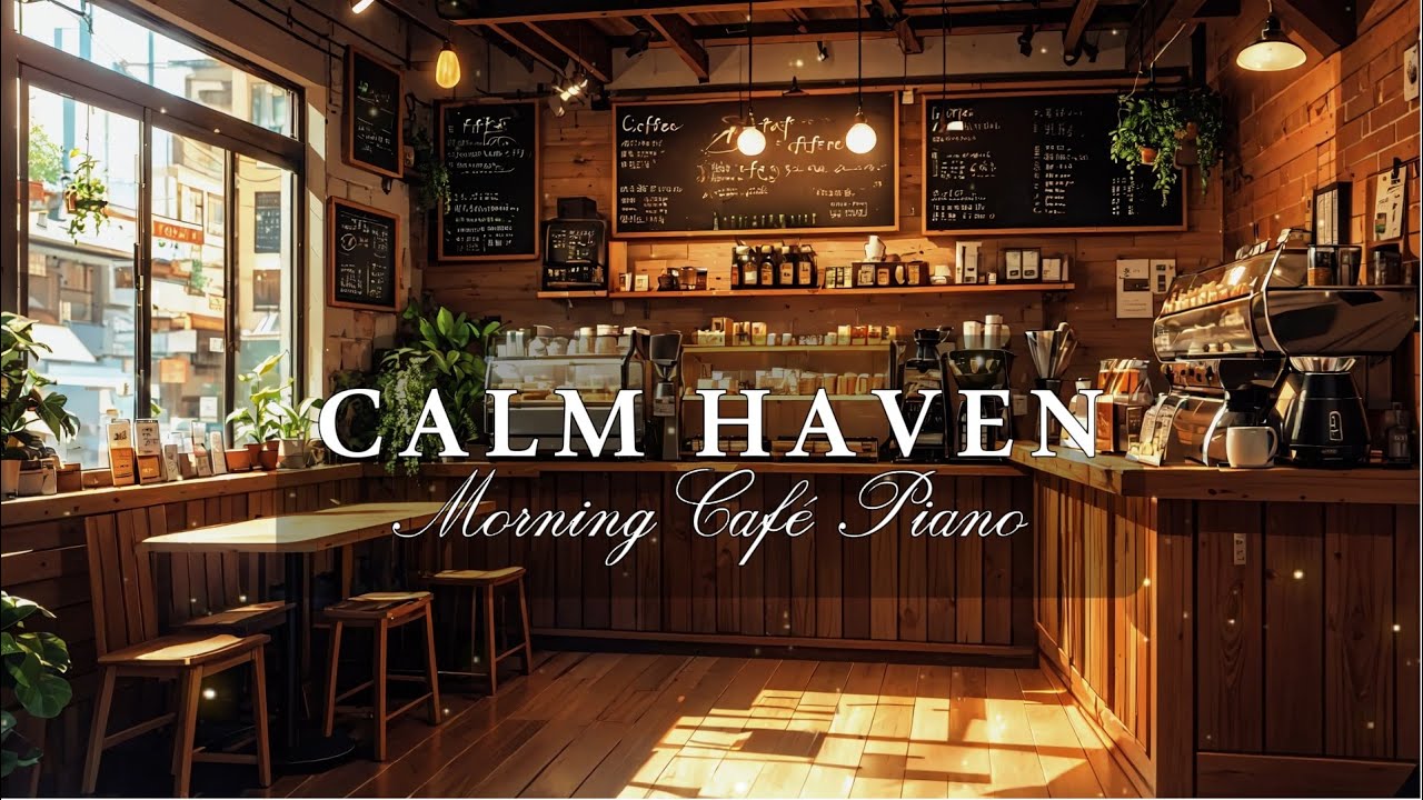 Morning Coffee Vibes | Calm Piano Music for Morning Cafés | Calm Haven Ambience