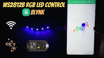 DIY WS2812B LED CONTROL USING NODEMCU & BLYNK !!
