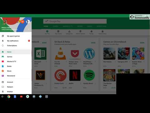 Como Download Play store Apps na Escola Chromebook (plz deixar uma como e Subcribe)