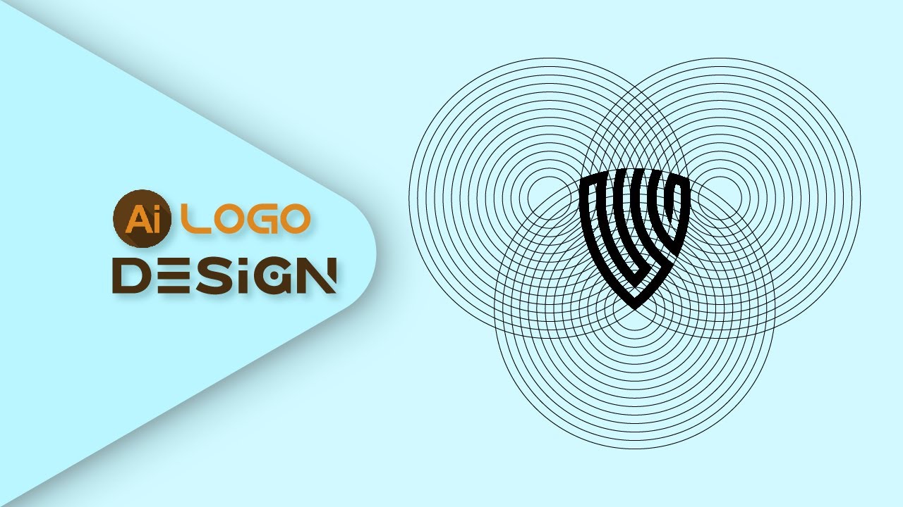 How To Draw Any Letters Logo design In Circle | Adobe Illustrator Tutorials |