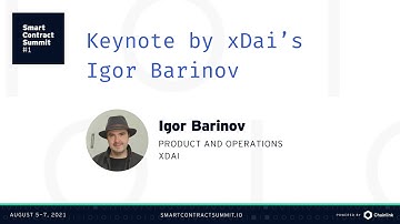Igor Barinov: xDai Keynote