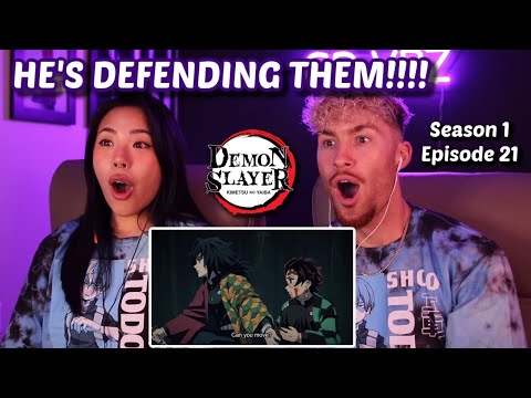 Giyu Defends Tanjiro And Nezuko!! | Demon Slayer Reaction S1 Ep 21