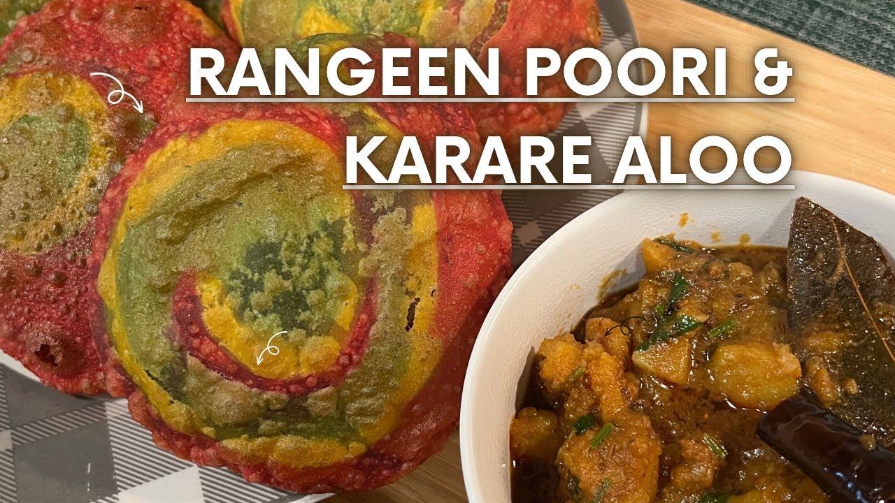 Rangeen Poori aur Karare Aloo