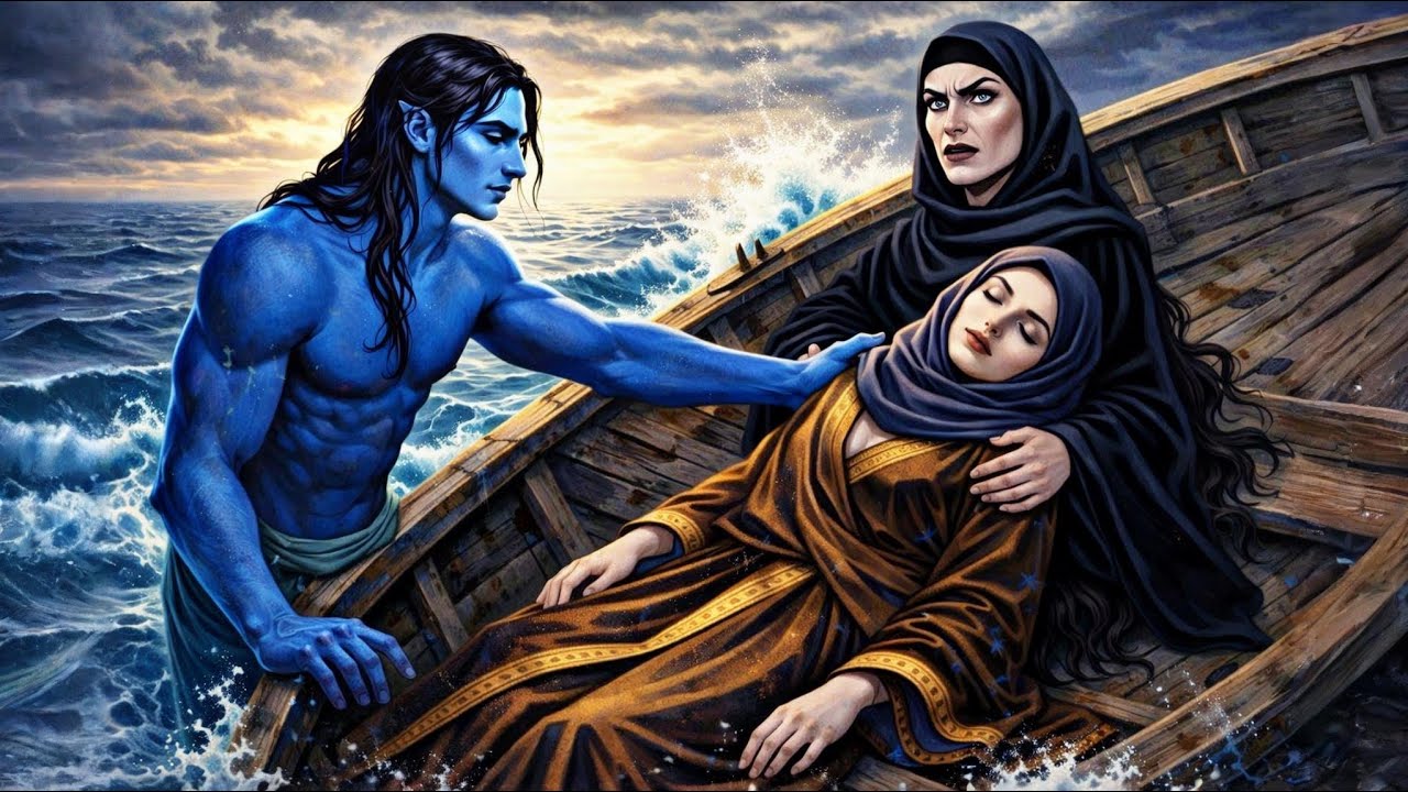 قصة الفتاة  التي رمتها زوجة أبيها في البحر… فأنقذها ملك مملكة بحر الأزورين | قصة مؤثرة