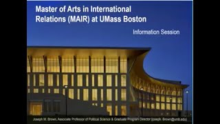 Information International Relations Program Info Session: March 2023 News
