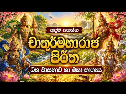 🙏 අදම අසන්න | සතරවරම් දෙවිවරුන්ගේ බලගතු පිරිත | ධන වාසනාව, ආරක්ෂාව සහ මහා භාග්‍යය ලැබේවා 🙏