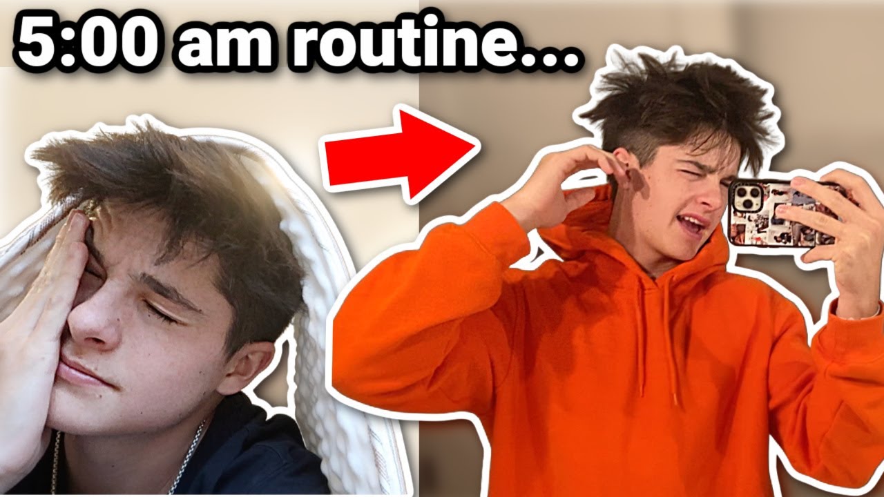 5:00 AM Early Morning Routine! | Brock and Boston