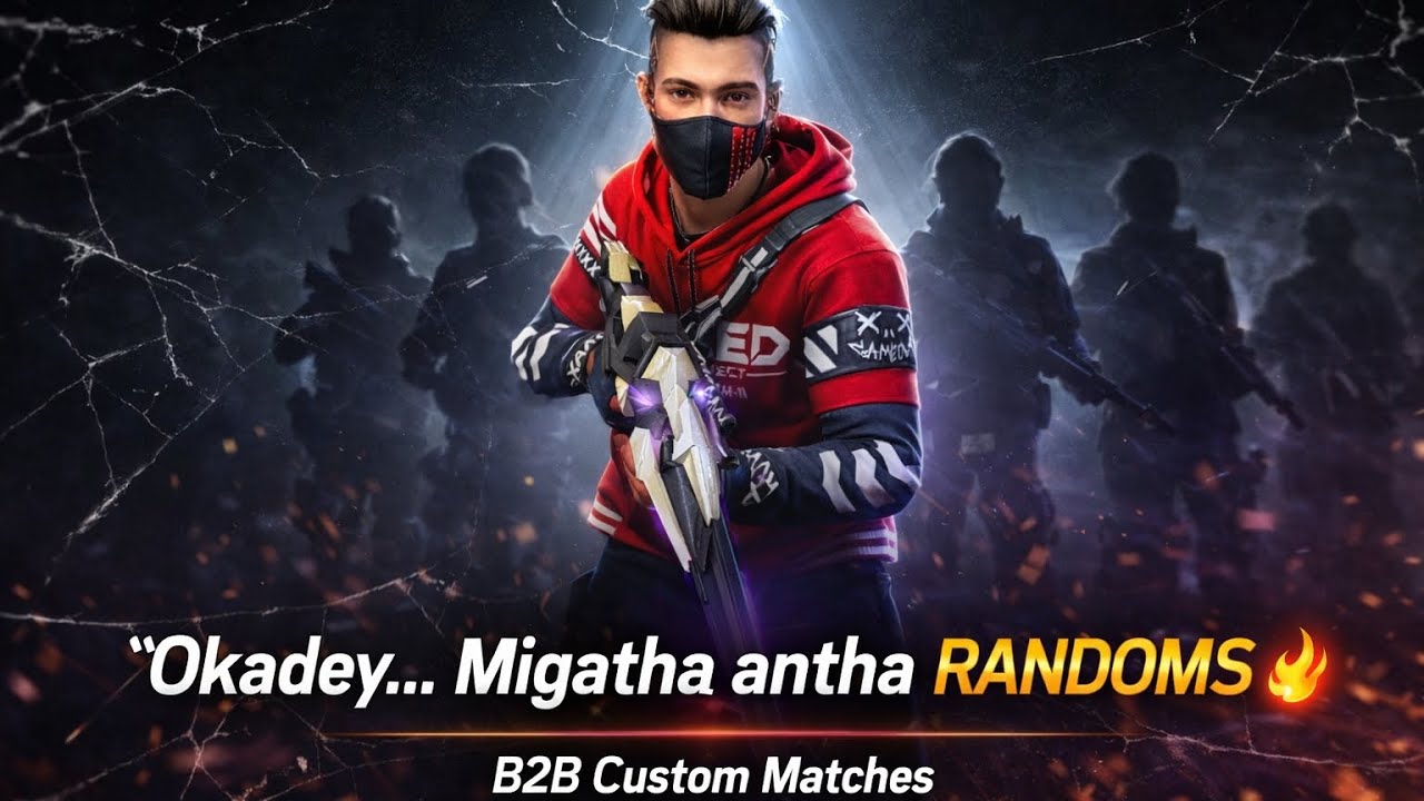 BACK 2 BACK 🔥 Dhanush Gaming vs Random Player Never Give Up| Custom Matches| 