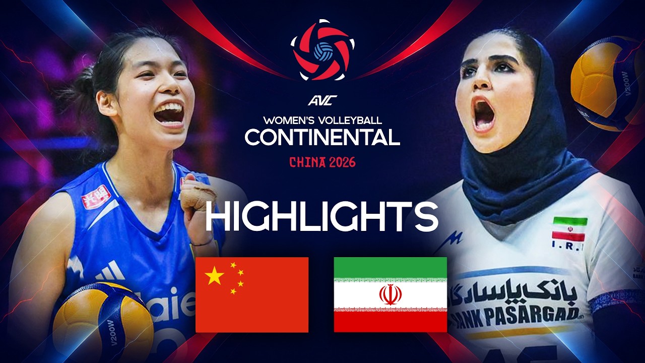 China 🇨🇳 vs. Iran 🇮🇷 - Preliminary phase | AVC Women's Continental Championship 2026 | Highlights