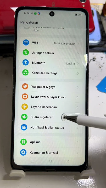 Hilangkan suara notifikasi oppo a5i