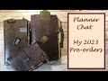 My Travelers Notebook/Hobonichi 2023 Planner Pre-orders