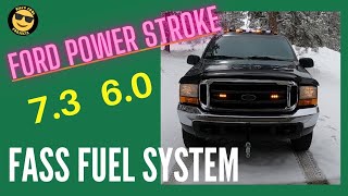 Ford 7.3 and 6.0 Powerstroke Diesel FASS Fuel Filter System Lift Pump Installation Airdog Comparison