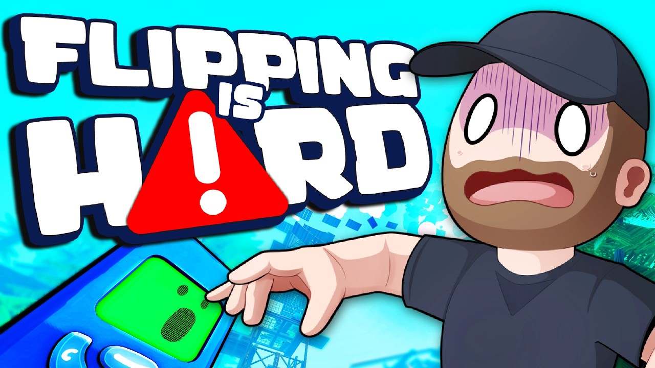 A Bunch of Phone Addicts Play the New "Flipping is Hard" Game