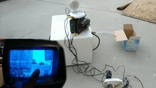 DIY Wireless CCTV System(A Ghetto Version)
In this video, I show you how to make a CCTV camera system. It looks a little bit, well, not well built. There are wires going everywhere and its transmitting range is only about 10 meters. Despite its shortcomings, it works! Even though it looks bad, it can easily be improved to work better and look better. I will probably use this system in a future video for building a microscope. DIY Wireless CCTV System(A Ghetto Version)