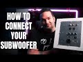 How to Connect a Subwoofer to Your Stereo System