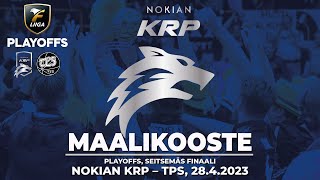 F-Liiga: 7.Finaali, Nokian KrP–TPS, Maalikooste, 28.4.2023