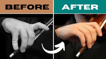 How to ACTUALLY hold the violin bow.