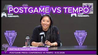Natalie Nakase Postgame - | Valkyries vs Tempo | WNBA | 8.02.2026