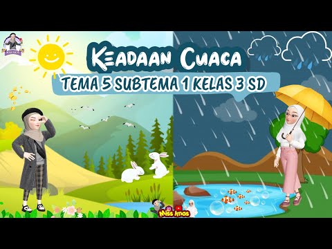 KEADAAN CUACA KELAS 3 SD TEMA 5 SUBTEMA 1 (Pengertian, Jenis, Unsur unsur, Simbol, Ciri ciri Cuaca)