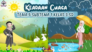 KEADAAN CUACA KELAS 3 SD TEMA 5 SUBTEMA 1 (Pengertian, Jenis, Unsur unsur, Simbol, Ciri ciri Cuaca) screenshot 3