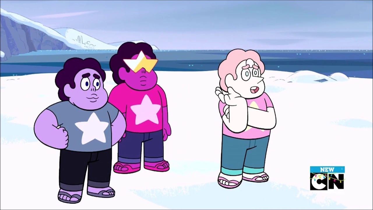 NEW Steven Universe Future, Steven Plays In The Snow