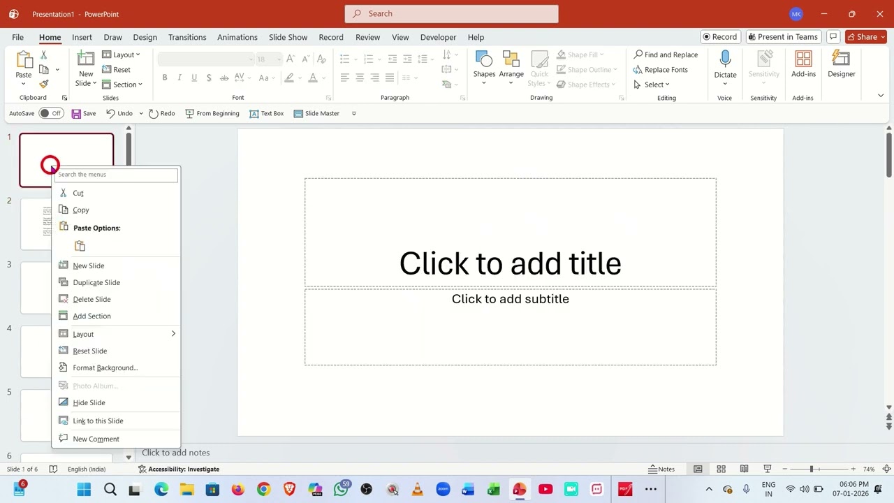 PowerPoint Shortcut Keys and Tricks in Tamil