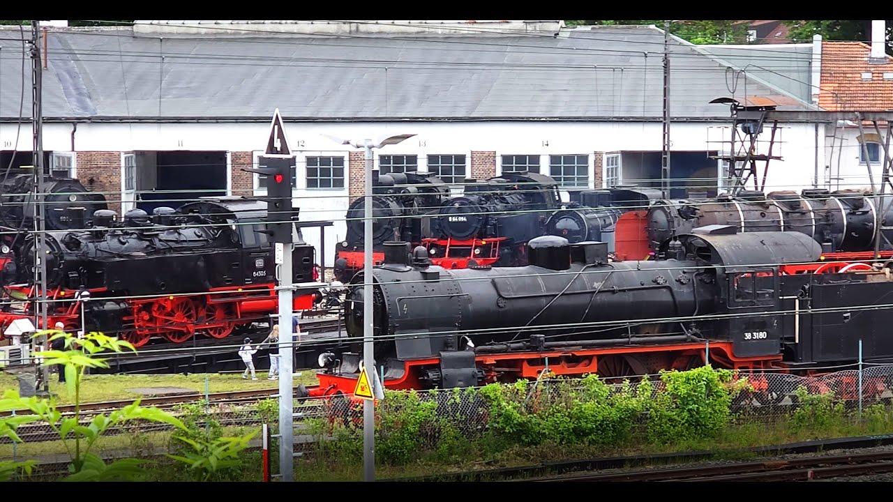 Wahnsinn: Nördlinger Eisenbahnfest Bayrisches Eisenbahnmuseum Nördlingen Loks ohne Ende #frankenbahn