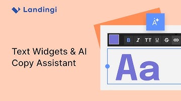 Landingi: Text Widgets & AI Copy Assistant