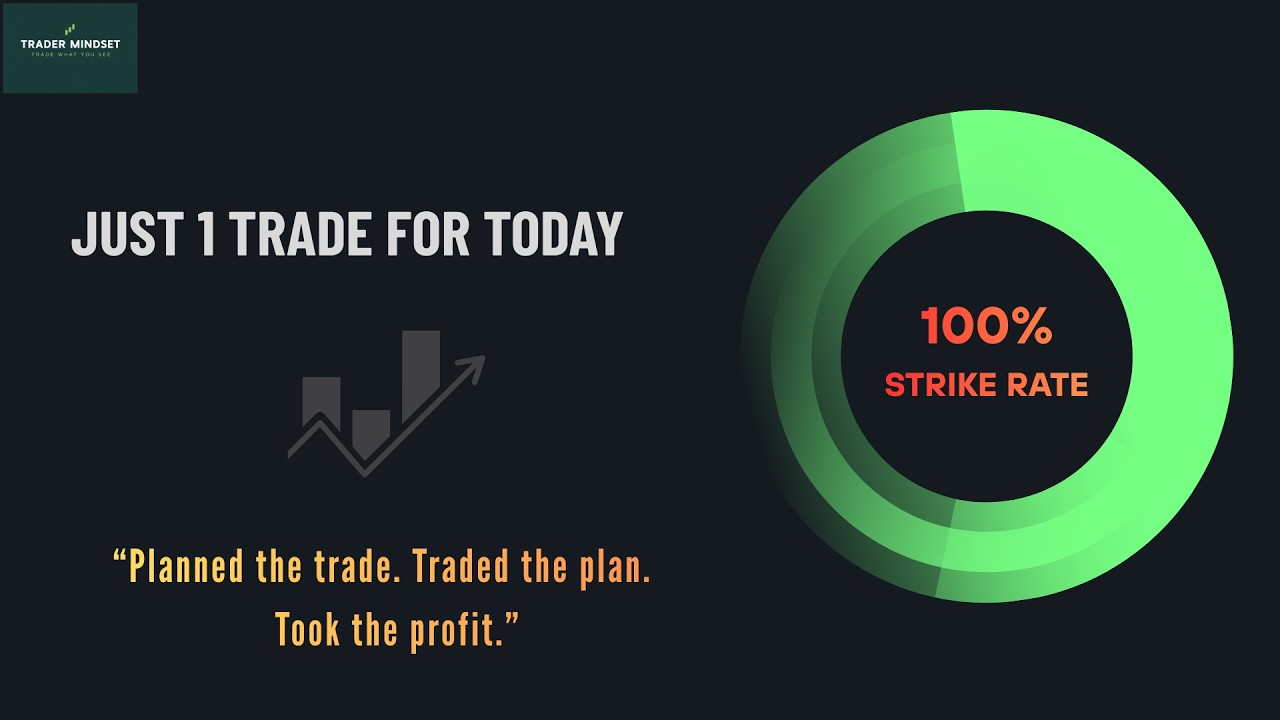 JUST 1 TRADE FOR TODAY | 100% STRIKE RATE || TraderMindset || TradingView