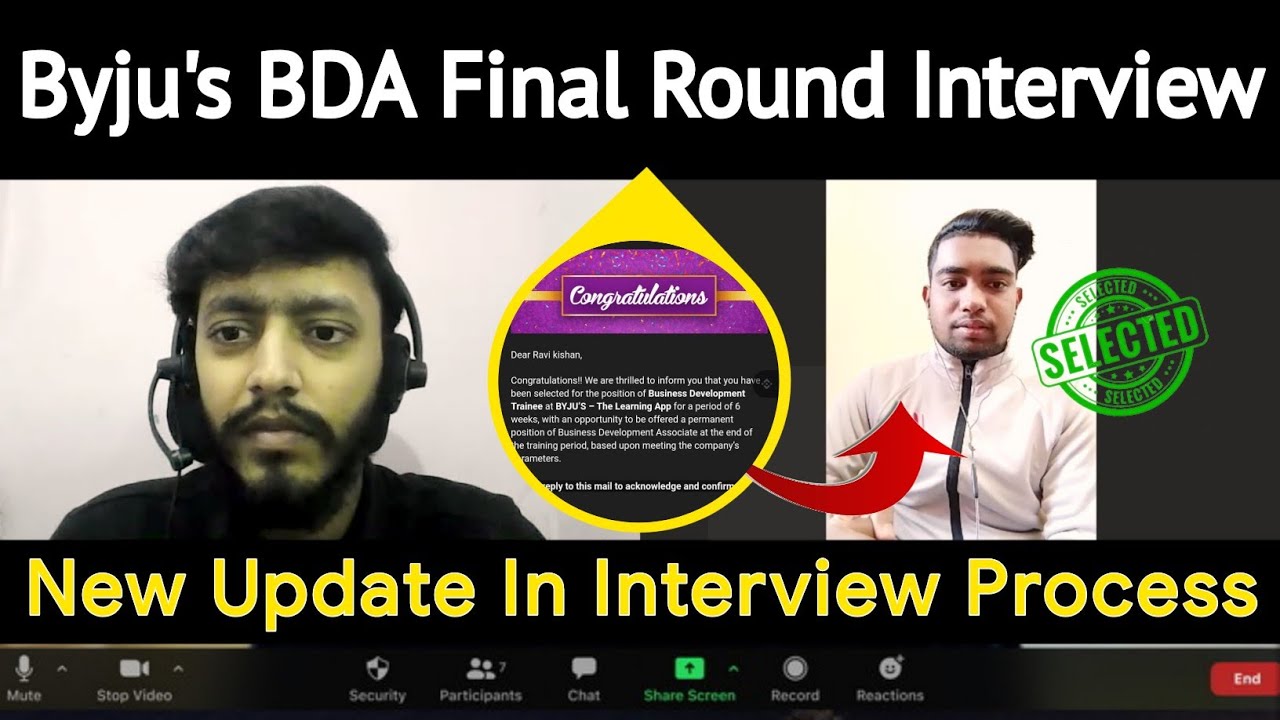 Byjus BDA Final Round Interview question, what will they ask in BYJUS ...