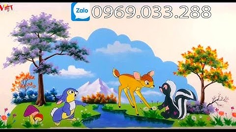 Tranh tường mầm non giá rẻ tại sài gòn. Nhận thi công vẽ tranh tường toàn quốc.