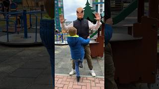 Funny Kid Beats The Monster Alien 👽🧌👾🤪🤣🤪 #Damus #Funny #Comedy #Tiktok #Shorts