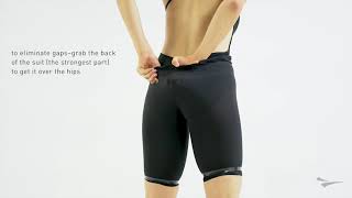 How To Put On FINIS Female Fuse Tech Suit