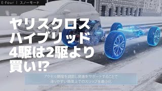 トヨタ　ヤリスクロスハイブリッド4WDの機能紹介　#suv  #コンパクトSUV ＃雪道　＃ハイブリッド　#4x4