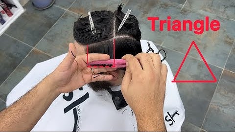 How cut Triangle graduation Square layer | Haircut Slr-education
