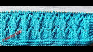 993**Frühlingsprojekt ?? Ajourmuster  stricken mit einer Skizze*Tutorial Handarbeit