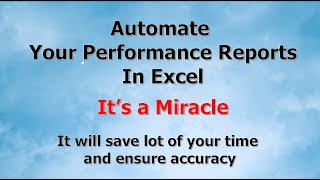 Boost Productivity With Excel VBA: Effortlessly Automate Multiple Performance Reports!