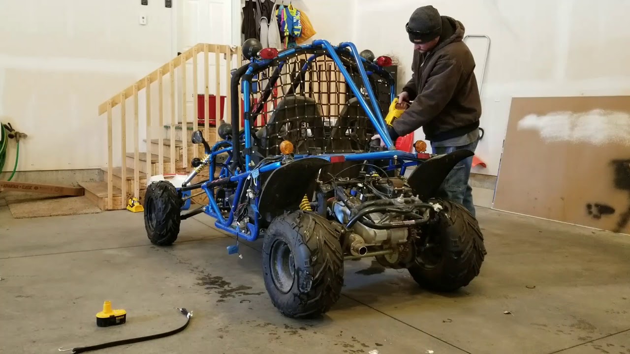 building a buggy with motorcycle engine