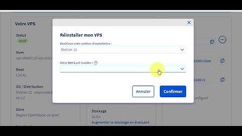 Reinitialiser mon VPS OVH