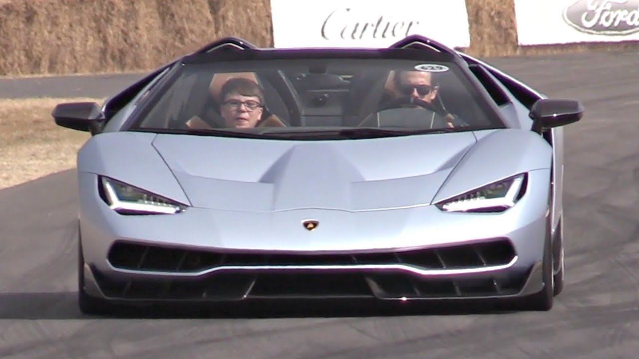 2 5m Lamborghini Centenario Roadster In Action Launch Control Revs Accelerations Youtube
