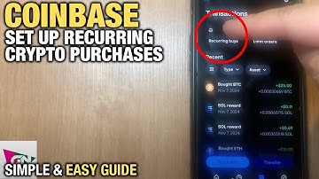 How to Set Up Recurring Crypto Purchases on Coinbase (SIMPLE & Easy Guide!)