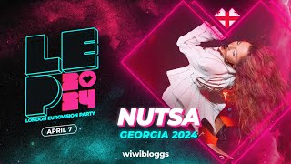 🇬🇪 Nutsa "Firefighter" (Georgia 2024) - LIVE @ London Eurovision Party 2024