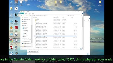 Garmin Handheld Device - Exporting and Backing Up Data from Device to Computer
