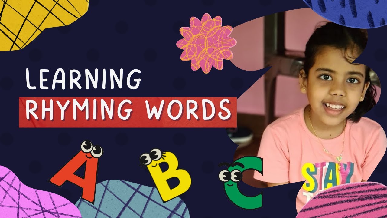 Rhyming words activity for small kids 