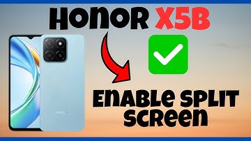 How To Split Screen Honor X5b || Enable split screen