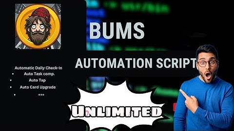 Bums Bot script | Bums Hack | Termux | Unlimited coin | Notpixel script | #bums