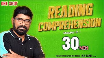 RC tricks in telugu / reading comprehension in Telugu /Solve reading comprehension