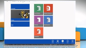 How to add pictures and documents to the cloud using the Skydrive app in Windows 8