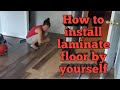 How To Install Laminate Flooring For BEGINNERS &amp; By Yourself