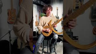 I got to test 1 of Prince’s Symbol guitars built for Prince by Schecter! #guitar #prince #guitarist